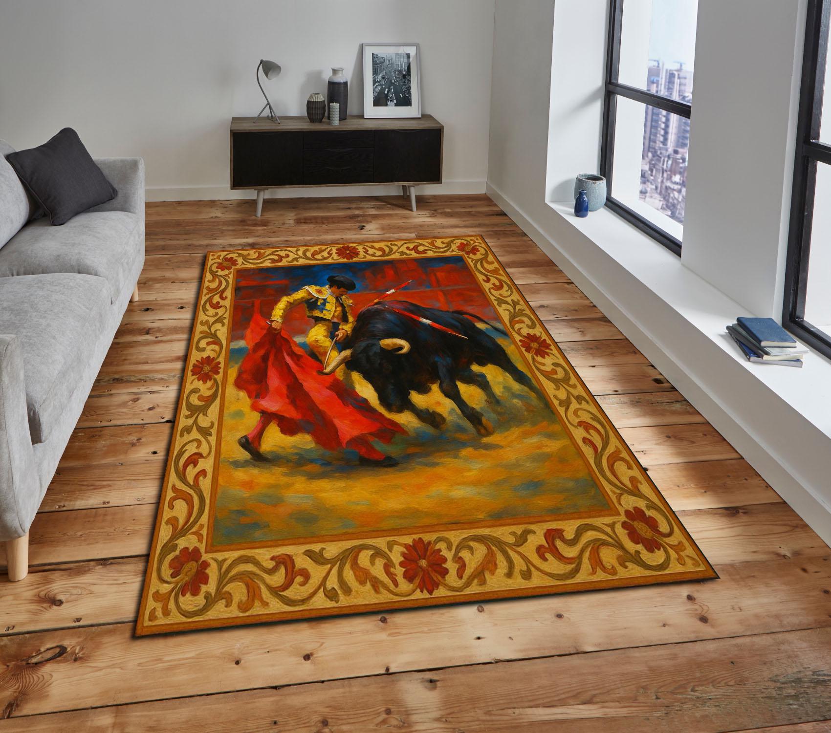 Bullfight rug - Etsy 日本