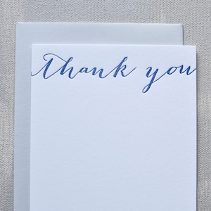 calligraphie typographie cartes de remerciement