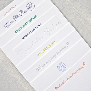 biglietti da visita personalizzati in stampa tipografica / set personalizzato in stampa tipografica da 40