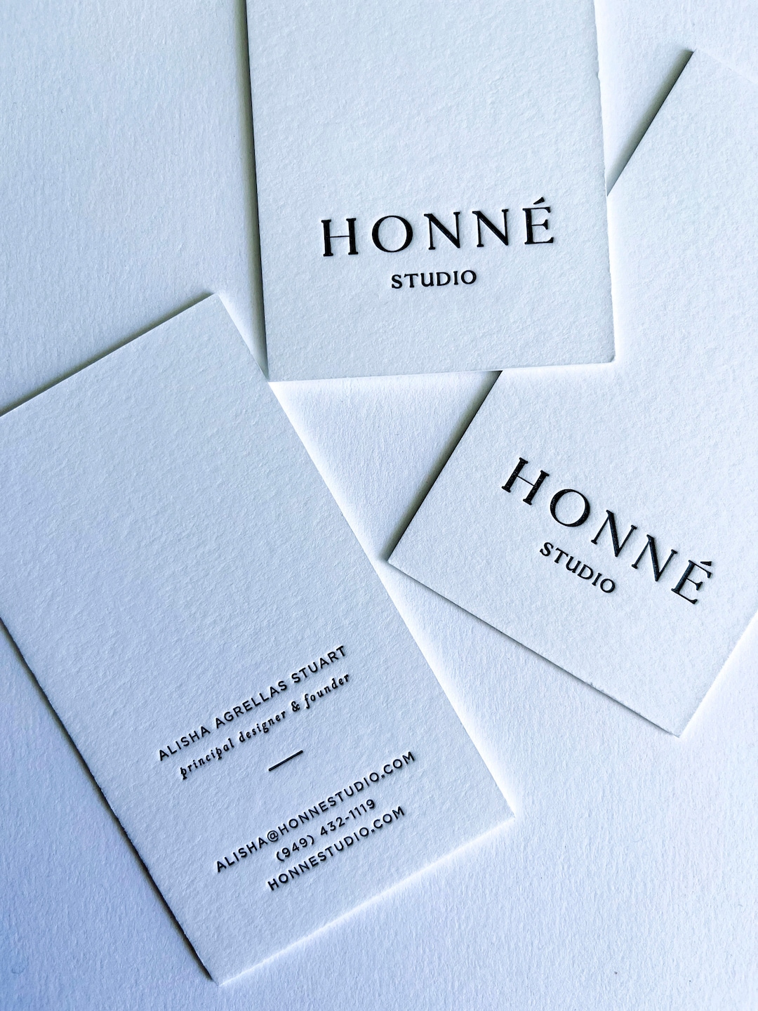 Custom Letterpress Business Cards - Etsy