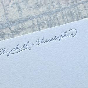 custom letterpress personal stationery // set of 40 image 3