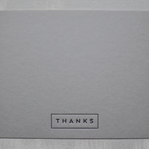 modern thanks grey cards