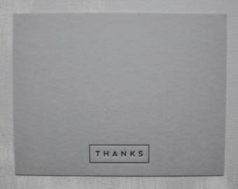 modern thanks grey cards
