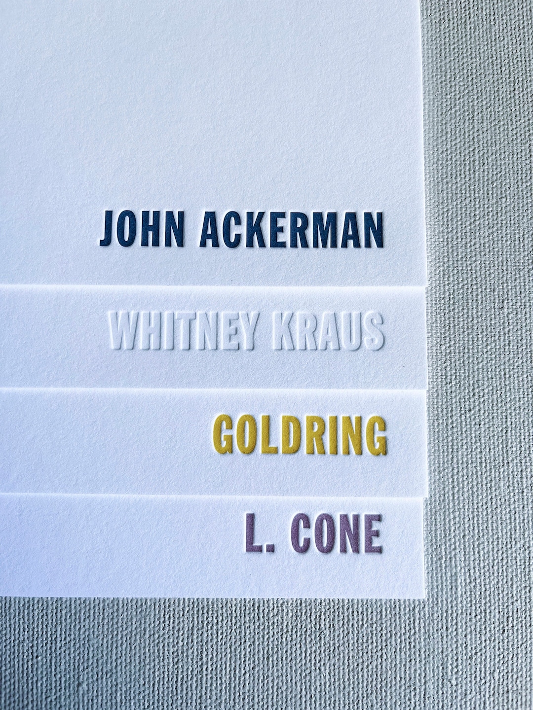 Custom Letterpress Personal Stationery Cards - Etsy