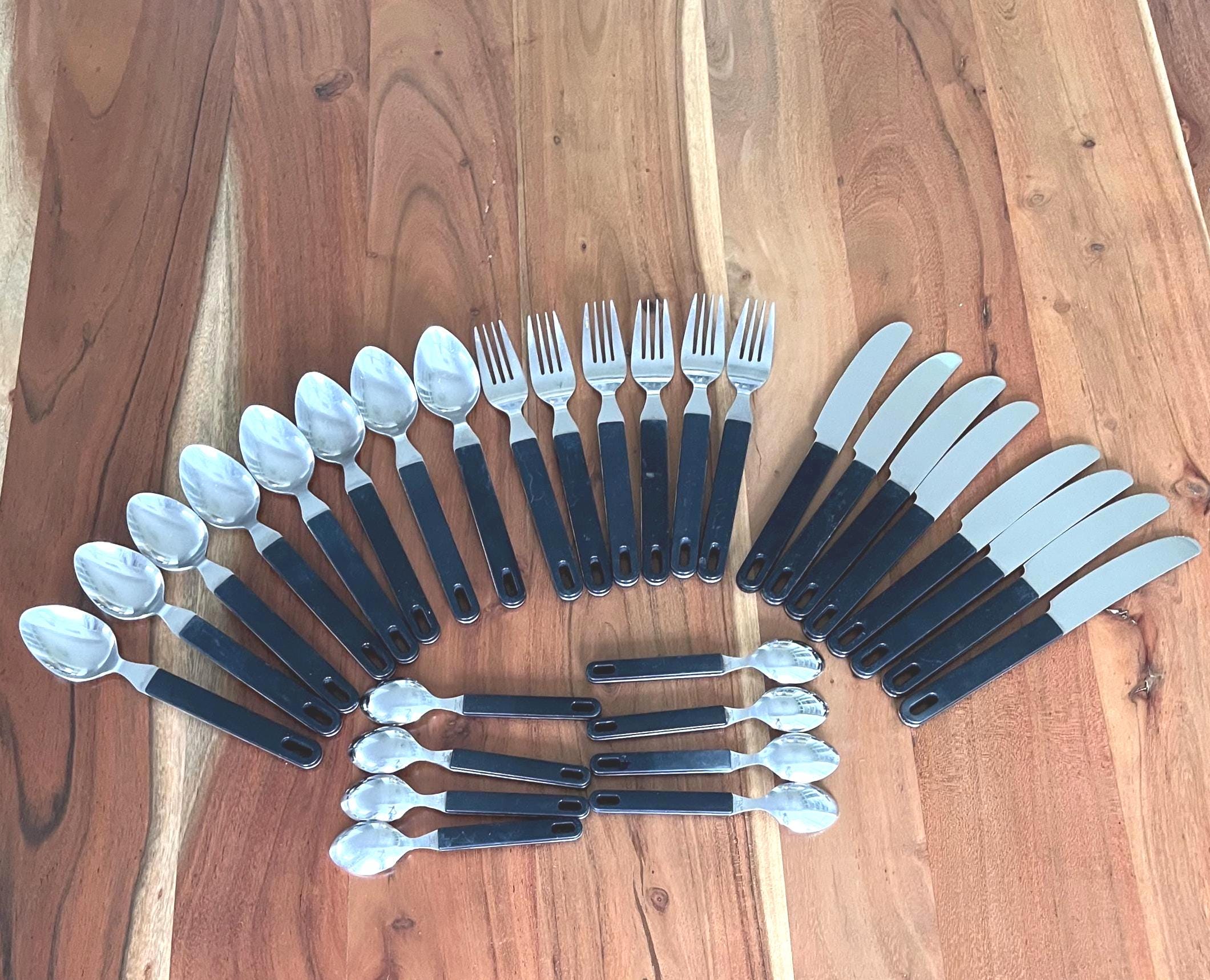 Vintage Japan Stainless Flatware Set - Etsy