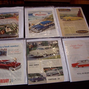 ON SALE Vintage Auto Advertising 75 percent off/final cost 23 dollars image 2