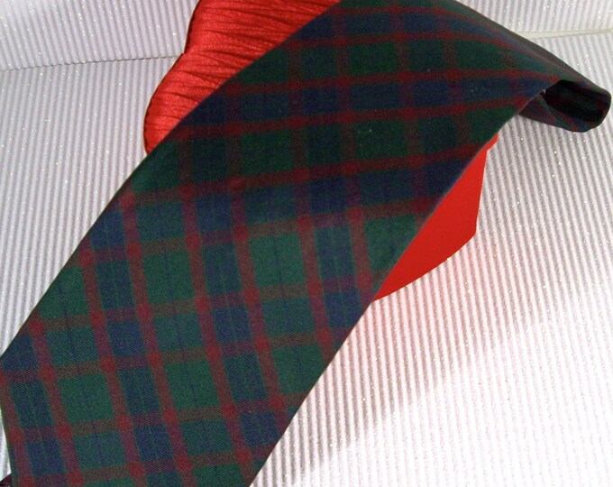 tommy hilfiger tartan tie