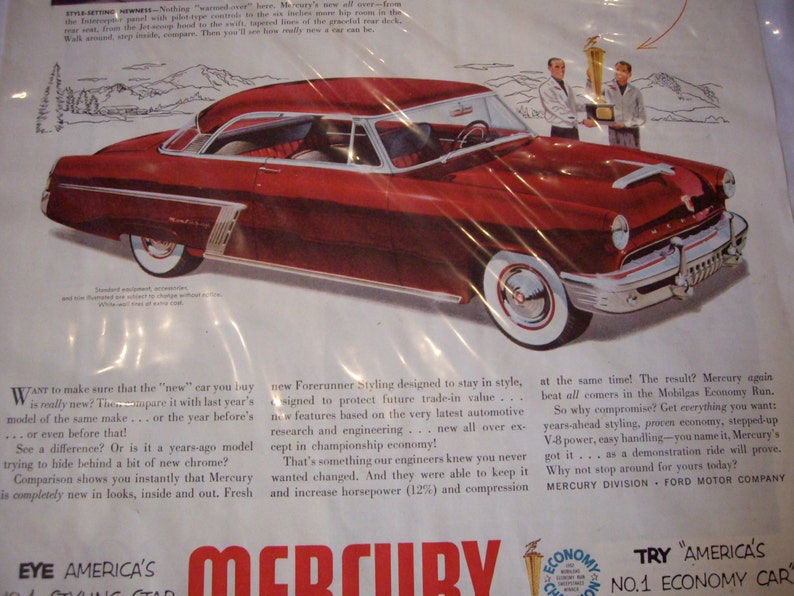 ON SALE Vintage Auto Advertising 75 percent off/final cost 23 dollars image 5