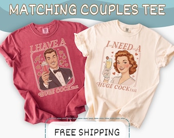 Matching Couples Valentines Day Shirts dirty His Hers tshirts funny boyfriend girlfriend rude sassy tee pajamas PJ gift for husband him bf
