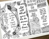 Free Scripture Printables Words Deuteronomy 6 4 Cool Words