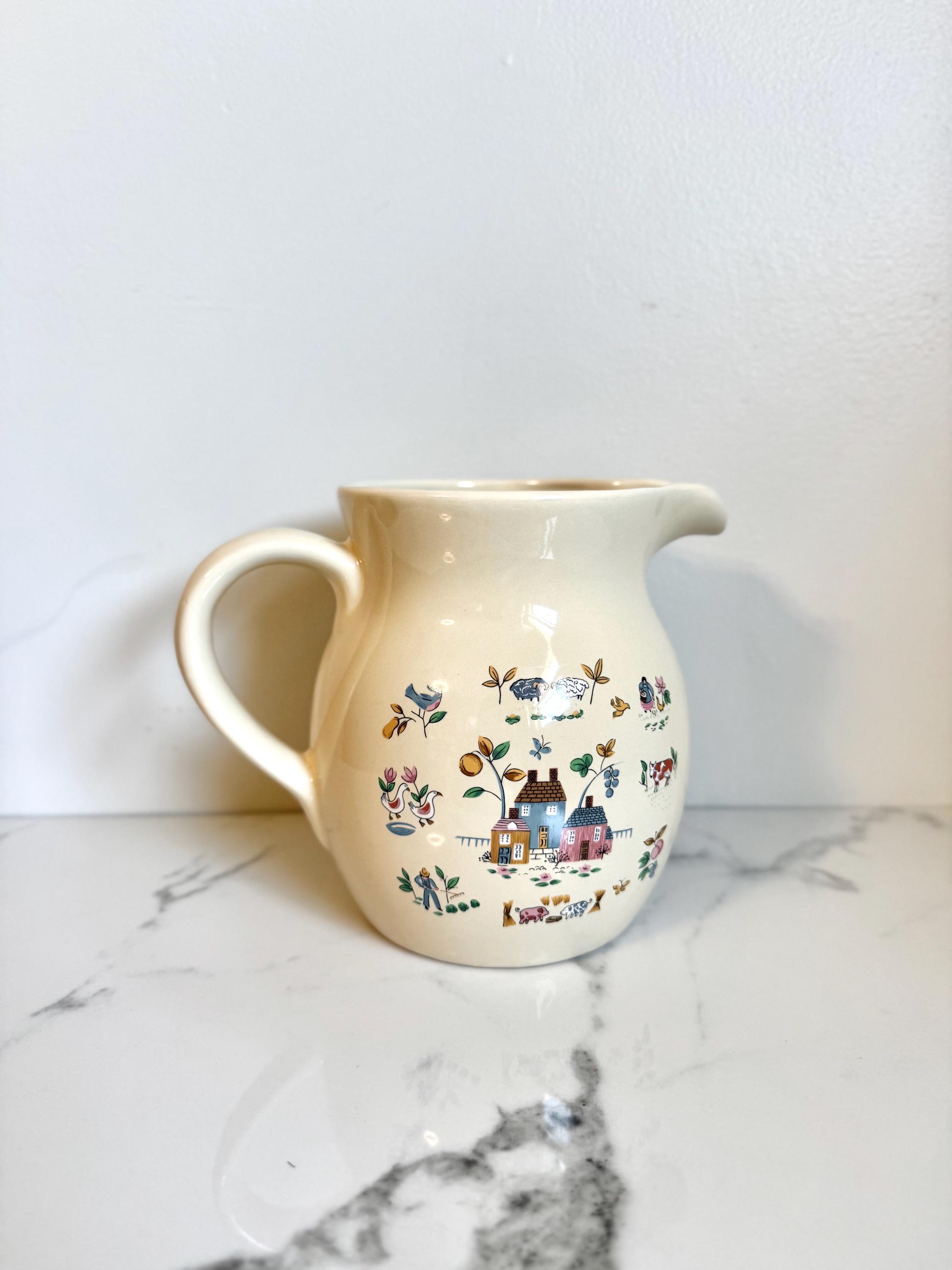 Vintage Heartland Pitcher - Etsy