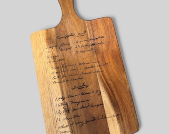Custom Handwritten Cutting Board