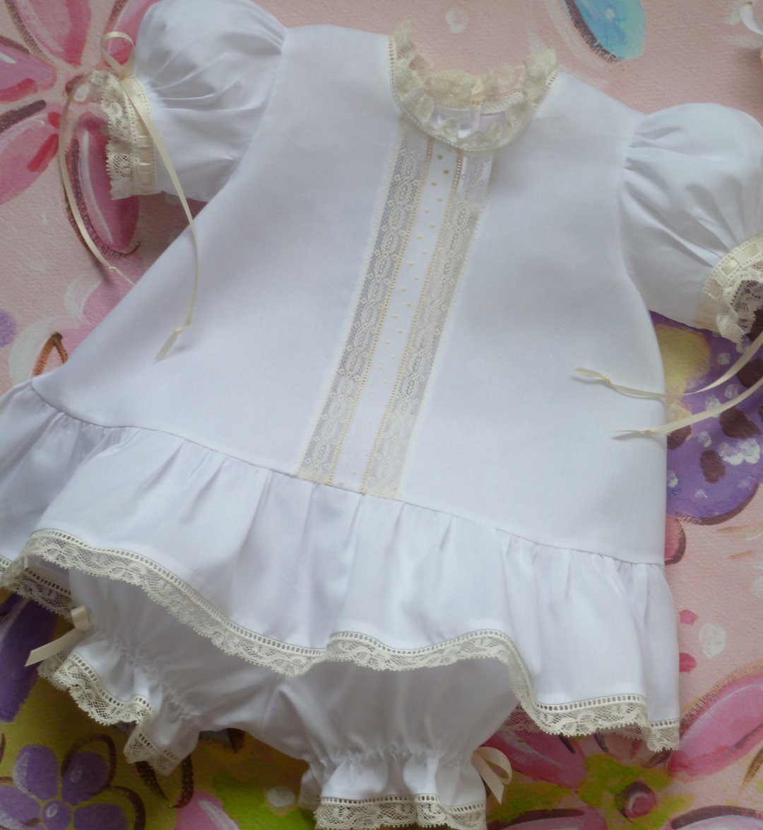 Baby Girl Heirloom Dress and Bloomer Set - Etsy