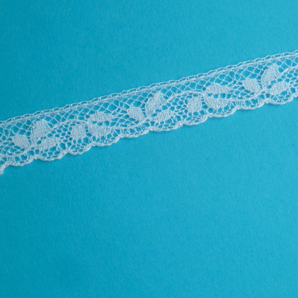 1/2" and 3/4" White French Lace Edging / CI9700 & CI9702