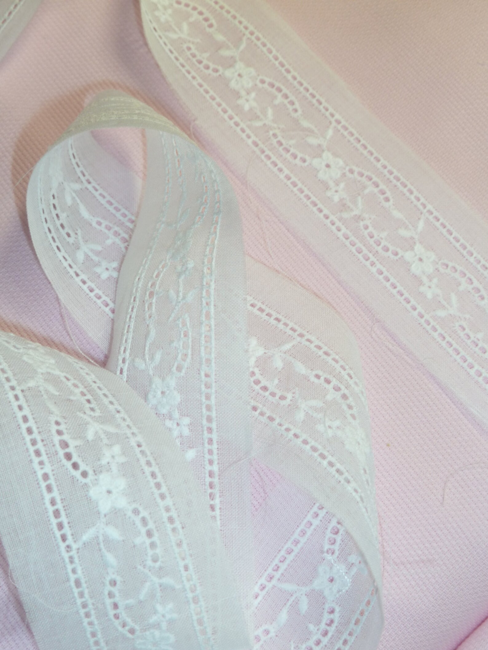 Swiss Embroidered White Insertion / CI100118 Etsy