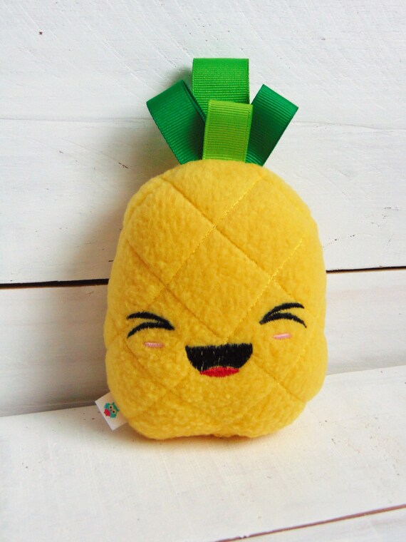 Pineapple Plush Toy Pineapple Stuffie for Babies Kawaii Etsy