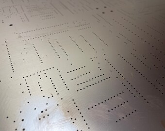 Large 14x18 80s Circuit Board PCB Vintage