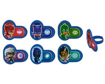 pj masks cupcake etsy