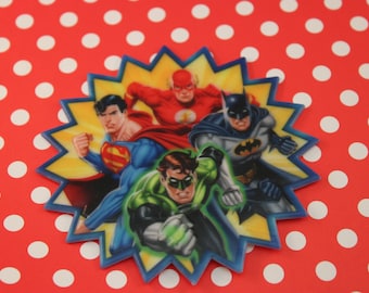 Justice League Cupcake Toppers Justice League Cake Toppers 24 Picks Craft Boutique