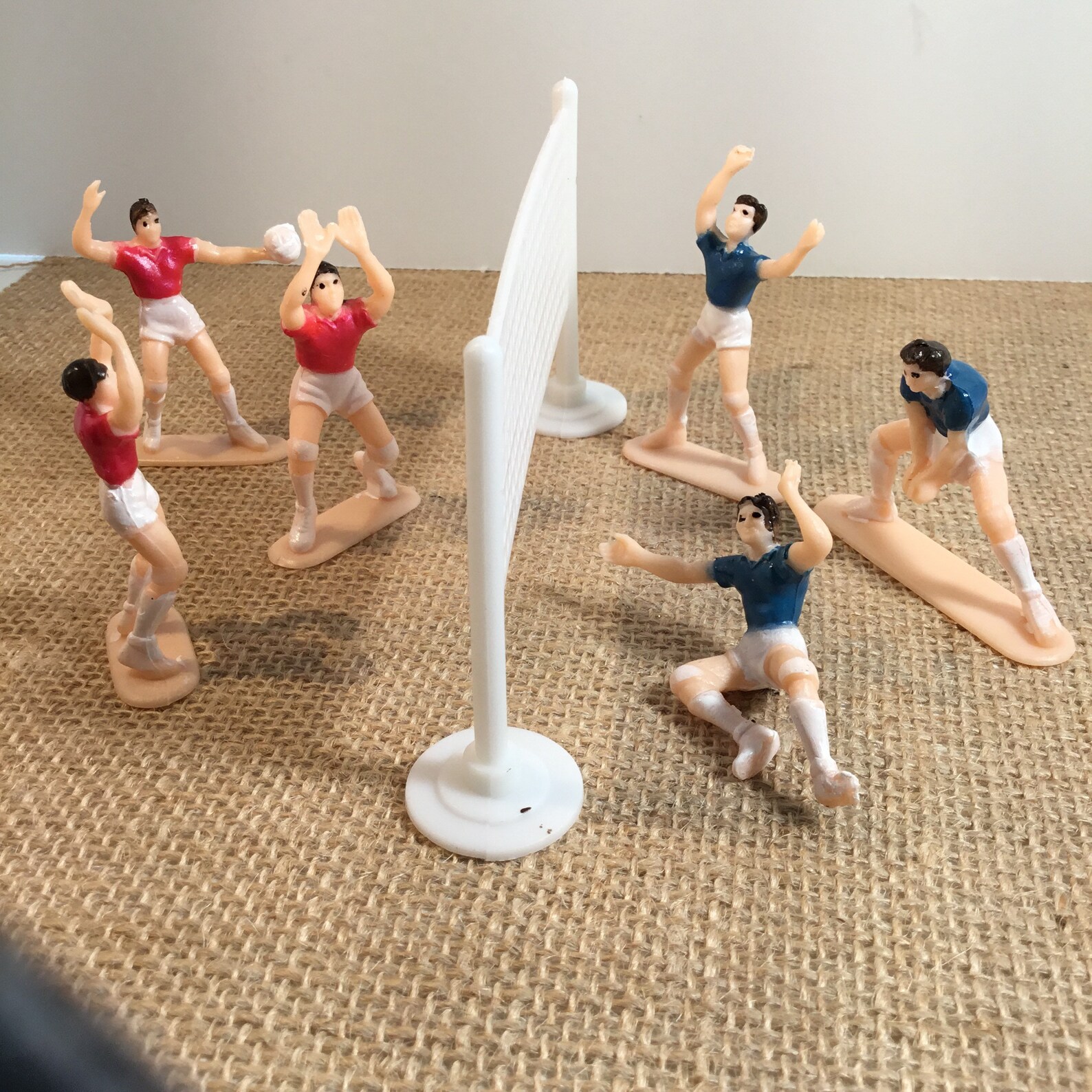 Volleyball Set / Volleyball Players / Volleyball Cake Topper / Etsy