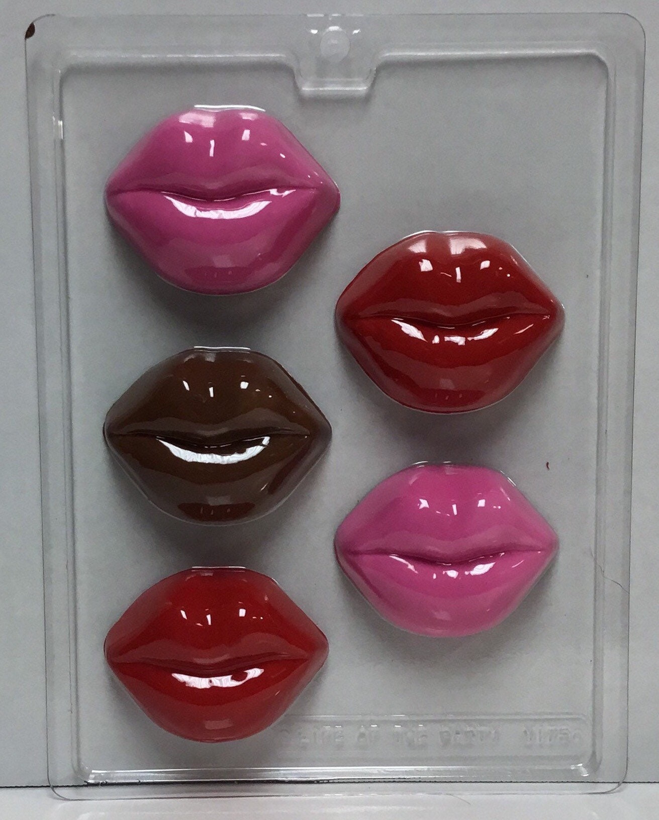 NEGJ Hot Lips Molds Silicone Large 3D Red Lip Kisses Collection