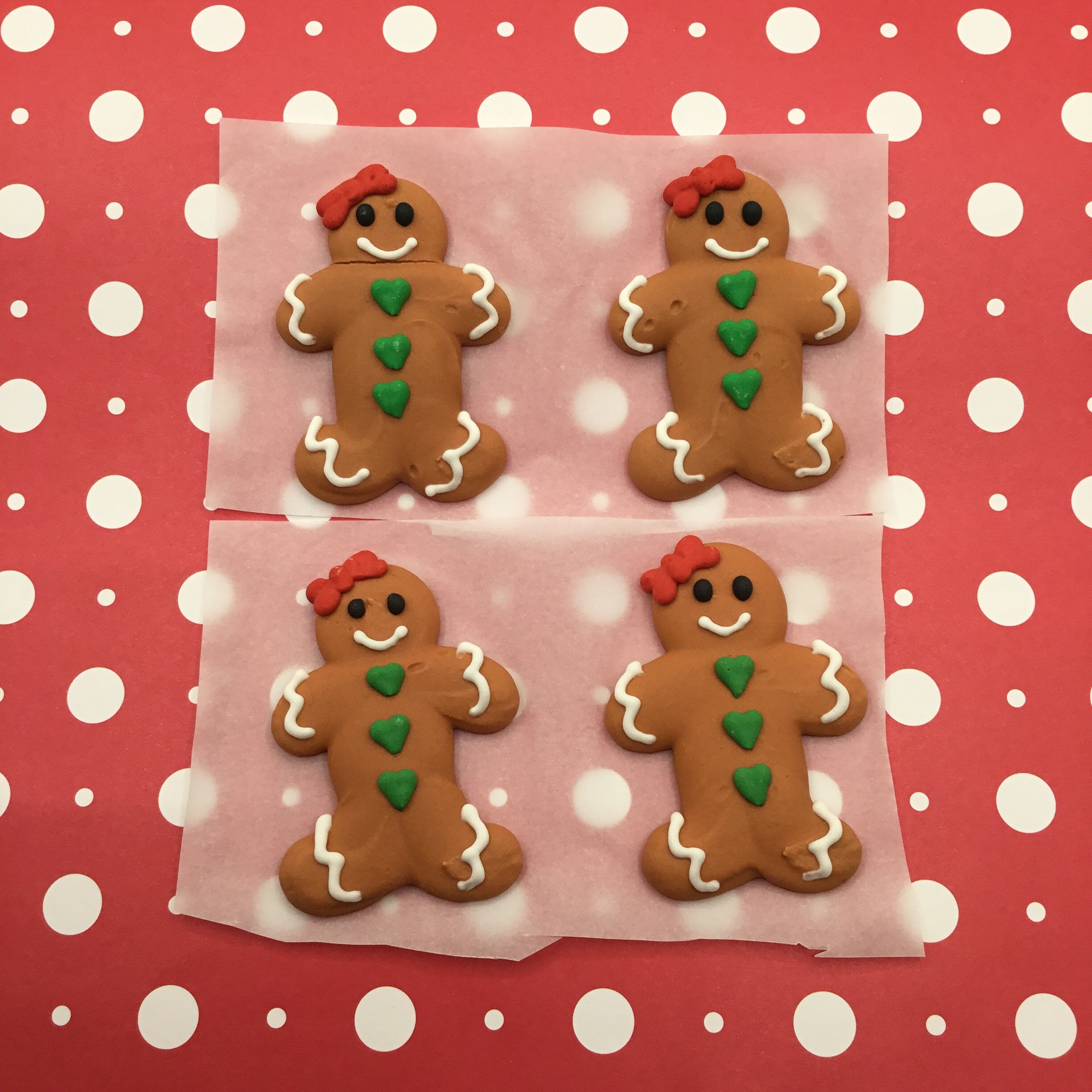 Gingerbread Girls / Royal Icing Gingerbread Decorations / Etsy