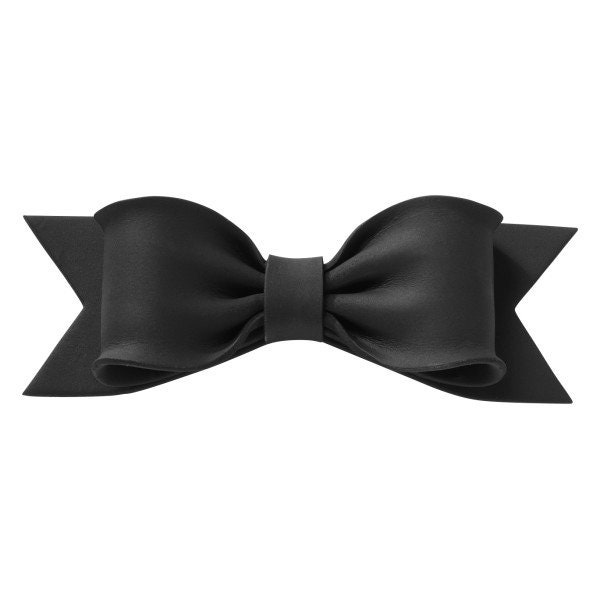 Black Edible Bow / Large Cake Bow / Black Sugar Paste Bow / Black Bow Tie / Gum Paste Bow / Black Sugar Paste Ribbon Bow (Lg)