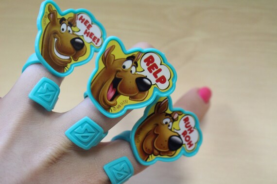 Scooby Doo Rings Scooby Cupcake Toppers Scooby Cake Toppers Etsy