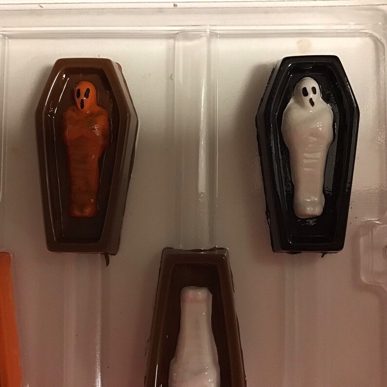 Halloween Coffin Mold / Mummy Candy Mold / Mummy Lollipop Mold Etsy