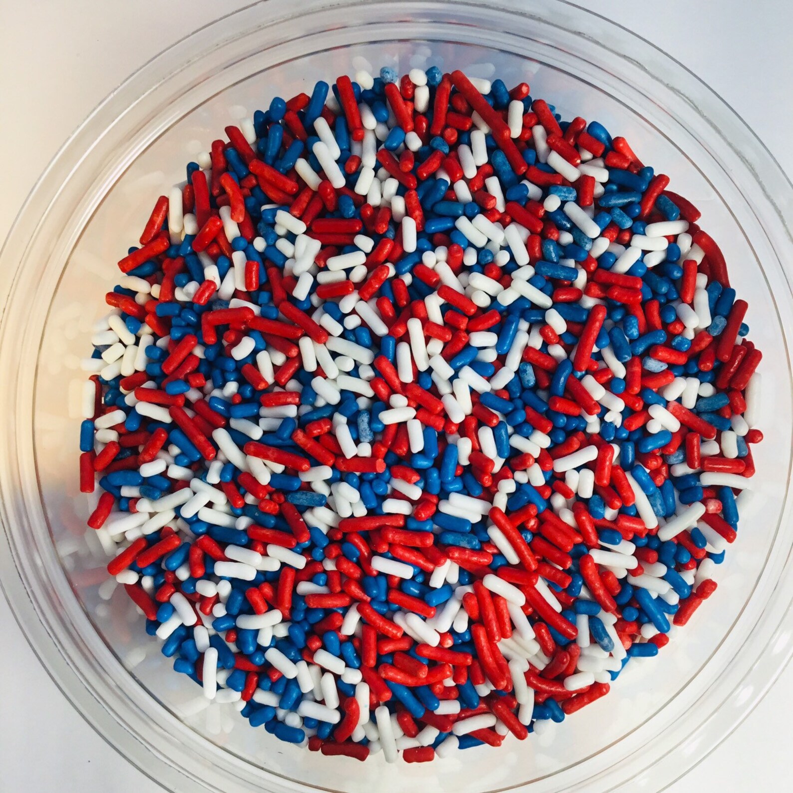 Red White & Blue Sprinkles Mix / Jimmies / Toppers / Cupcake Etsy