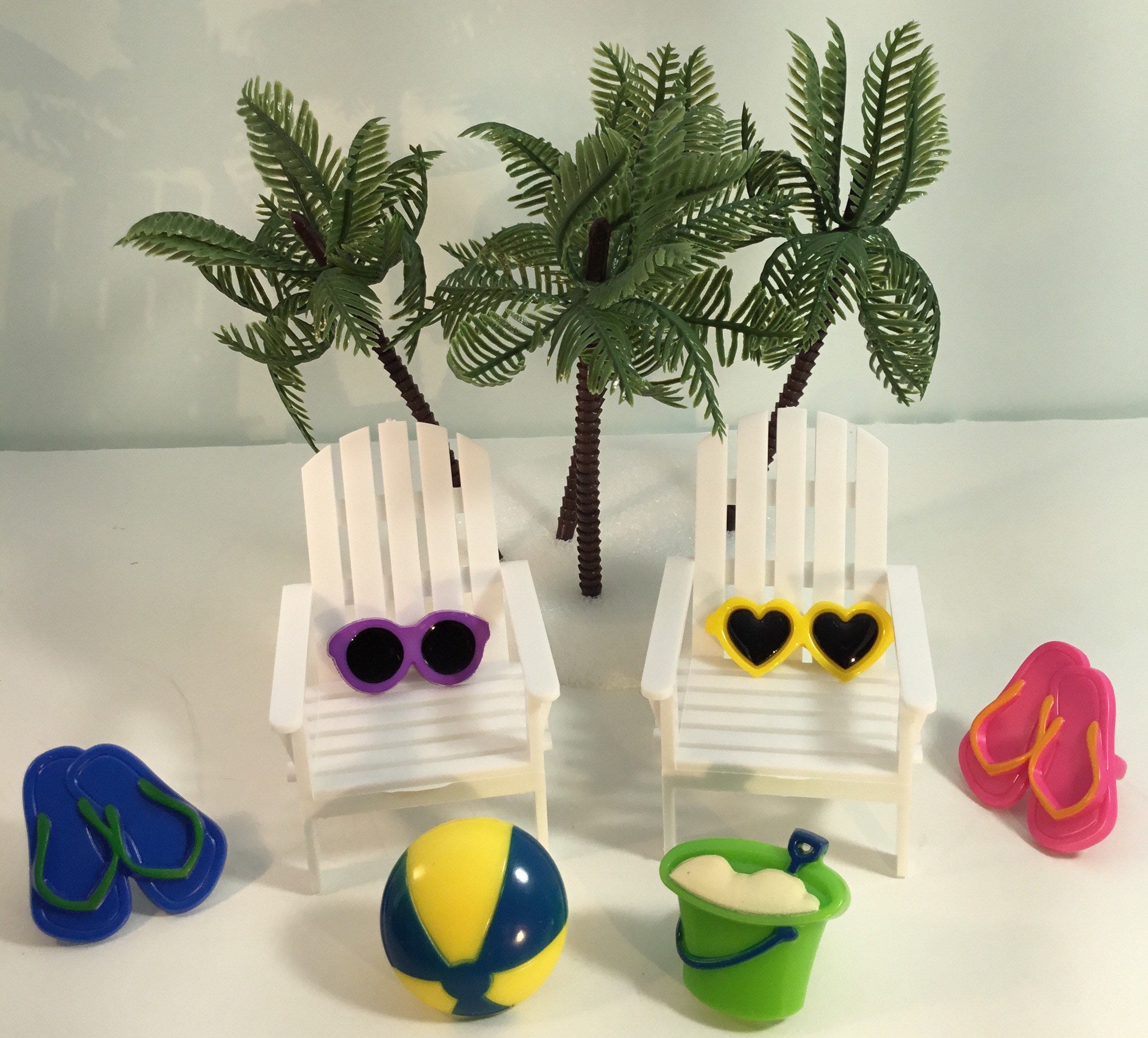 Beach Cake Kit / Day At The Beach Cake Kit / Summer Vacation / Ocean …