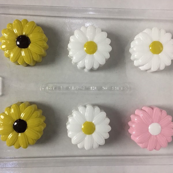 Daisy Cookie Mold / Black Eye Susan Cookie Mold / Bridal Shower Cookie / Wedding Daisy Cookie /  Chocolate Molds