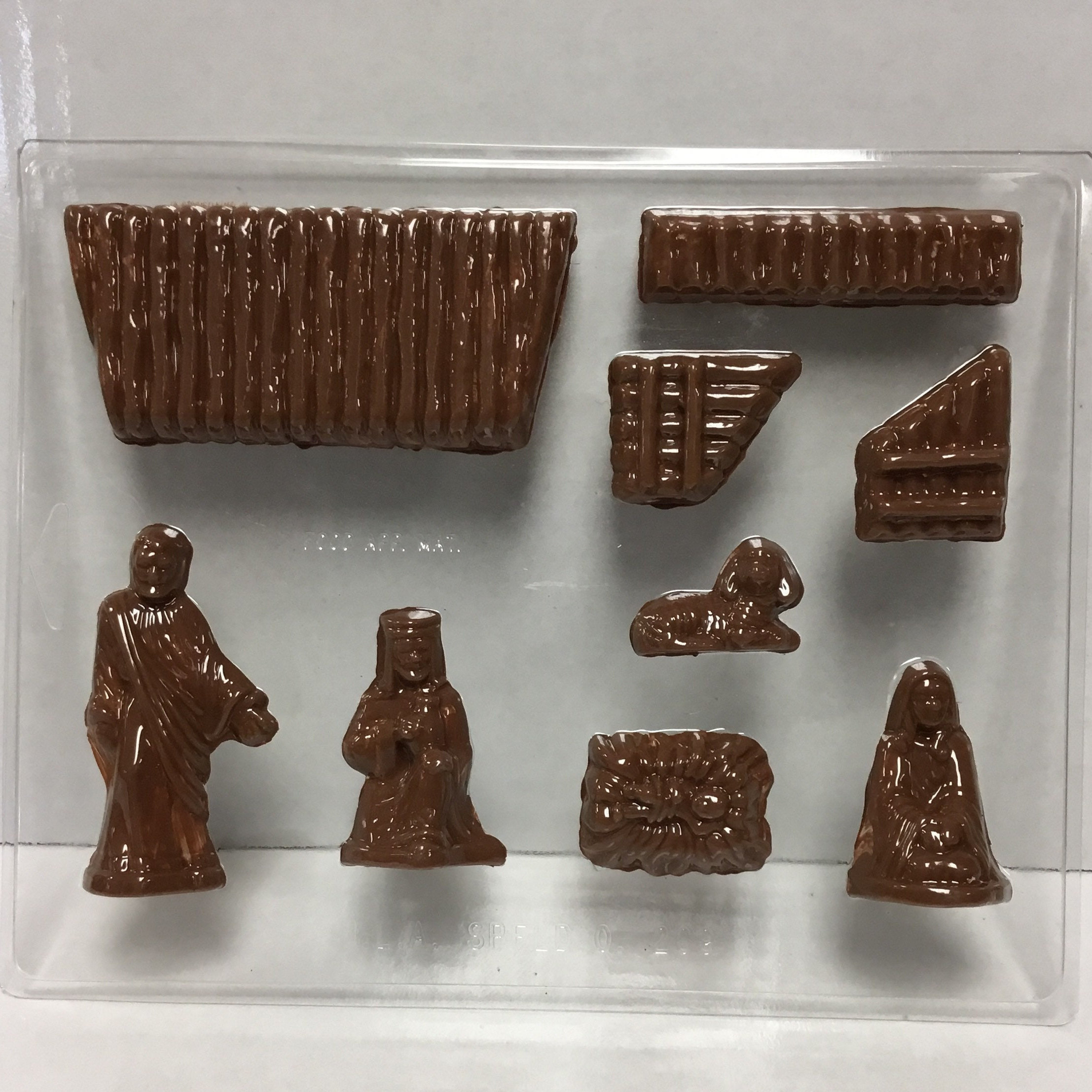 Chocolate Nativity Scene