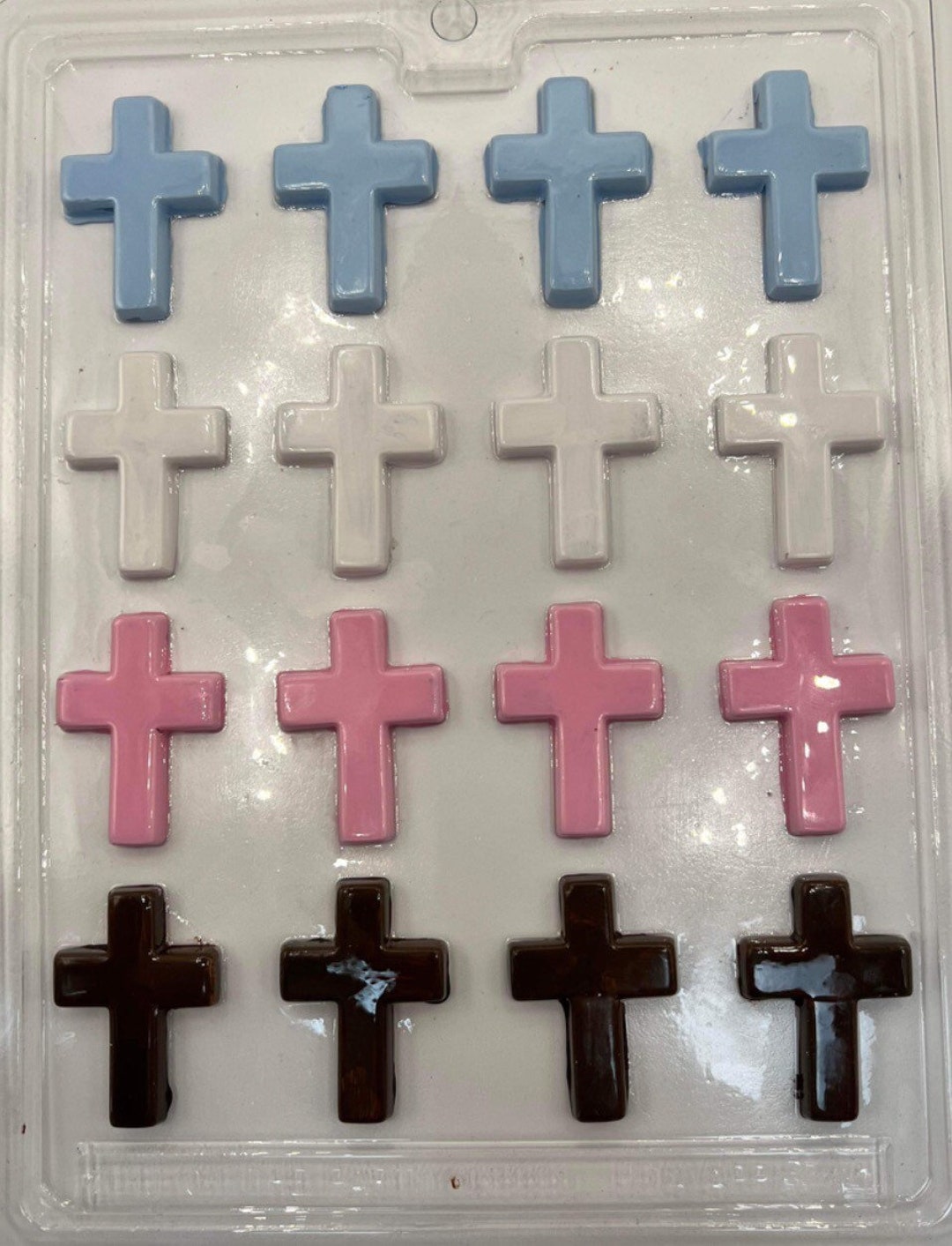 Bite Size Cross Mold / Mini Cross Chocolate Mold / First Holy Communion