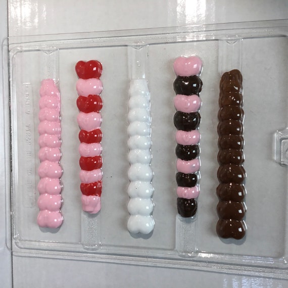 Assorted Holiday Chocolate Candy Lollipop Plastic Molds Lot of 7