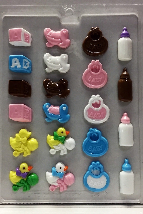 Baby Shower Candy Mold / Baby Bite Size Pieces / Cute Baby