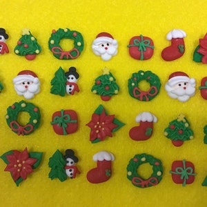 28-30 Edible Sugar Fondant Snowflakes Birthday Cake Cupcake Decorations  Christmas Toppers Baby Shower Baking 