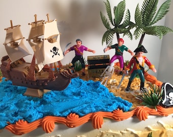 Pirate Cake Kit / Pirate Birthday / DIY Pirate Cake / Pirate's Treasure / Pirate Party