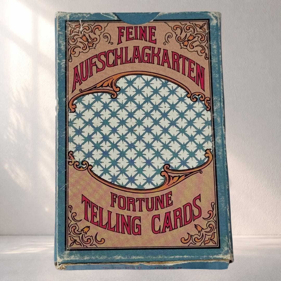Le Jeu Du Destin Antique - Piatnik Fortune Telling Cards (1986