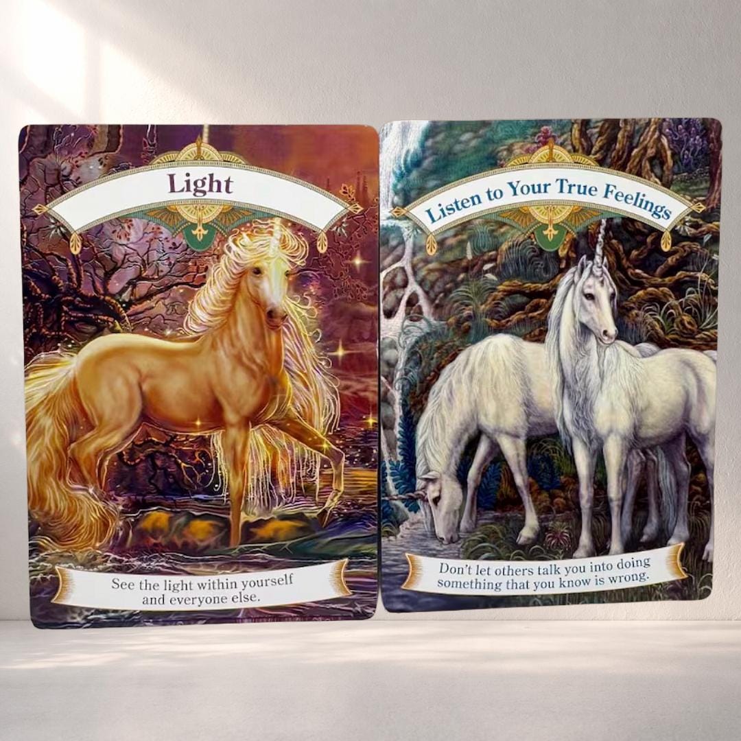 Magical Unicorns Oracle Cards - Doreen Virtue (2005) Hay House