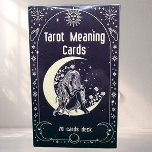 Beginner's Tarot | 78-card Tarot Learning Deck | Image and Meaning per card | Modern | Metta-Blessed™