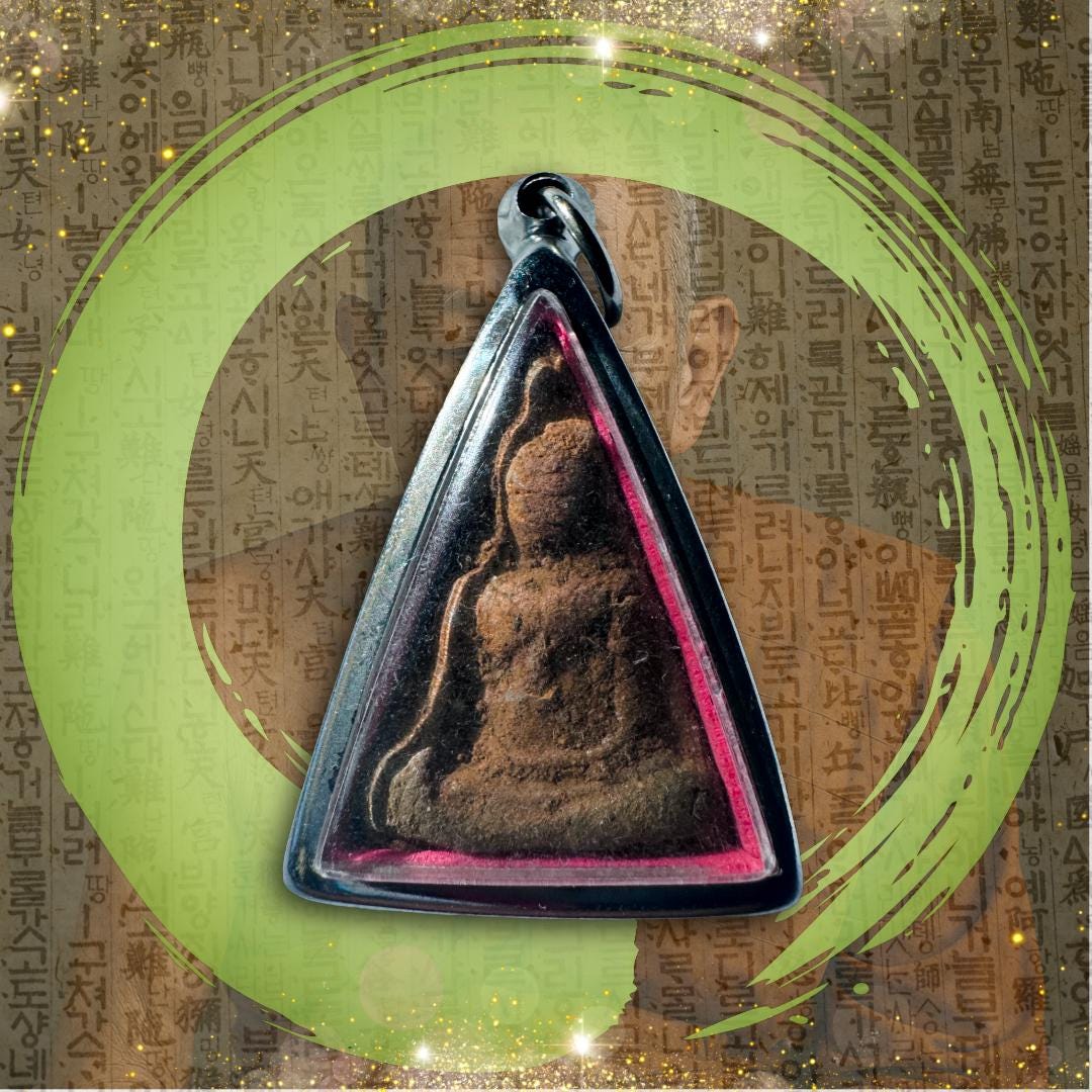 Phra Triangular Buddha Amulet | Symbol of the Triple Gem | Balance ...