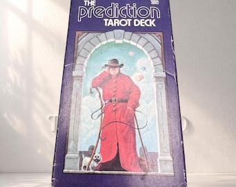 Baraja de Tarot de Predicción (1985) Aquarian Press, Carta Mundi / CARTAS SELLADAS / Paquete con el libro Tarot en Acción - Sasha Fenton / Metta-Blessed™