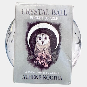 Crystal Ball Pocket Oracle: 13-Card Divination Deck & Guidebook