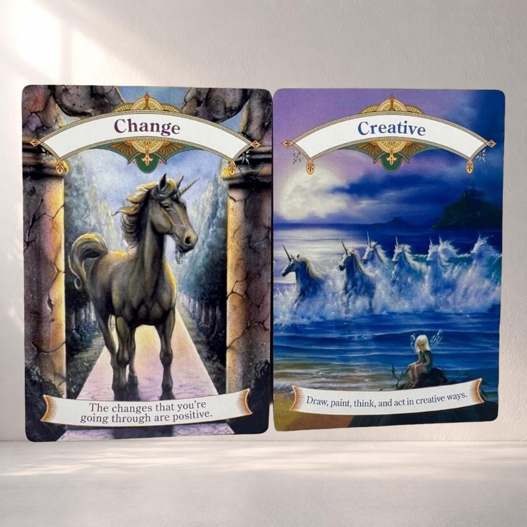 Magical Unicorns Oracle Cards - Doreen Virtue (2005) Hay House