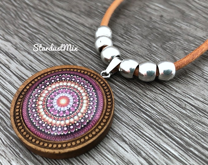 Leather boho necklaces 