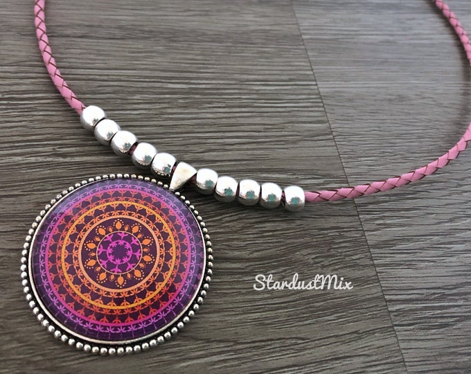 Leather boho necklaces 