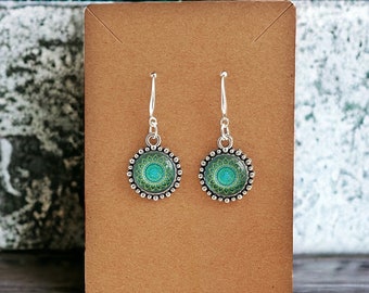 Pendientes hechos a mano para mujer/regalo para su joyería/pendientes boho minimalistas de plata de ley/pendientes colgantes colgantes/pendientes boho