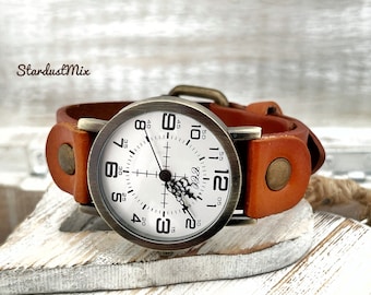 Watches for women/Watches for men/leather watch strap/minimalist watch/boho watch/gifts for her,gift for women,boho jewelry,steampunk watch