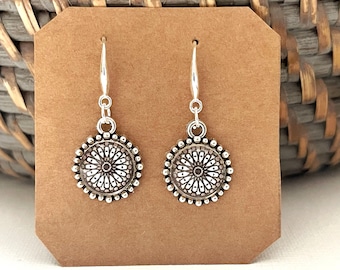 Kolczyki/Marokańskie kolczyki boho/Srebrne minimalistyczne kolczyki wiszące/Kolczyki boho/Wiszące kolczyki dla kobiet/Prezent dla niej